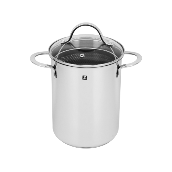 Oala pentru sparanghel/paste, inox, 16cm/4,2L - Zokura