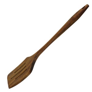 Spatula cu fante, lemn de acacia, 32cm - Zokura