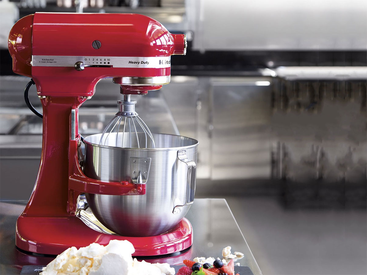 Fuld blur bit Professional "Heavy Duty" Mixer, 4.8 L, White color - KitchenAid brand |  KitchenShop