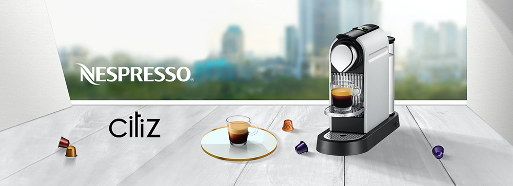 1260W espressomaskine, Hvid - Nespresso | KitchenShop