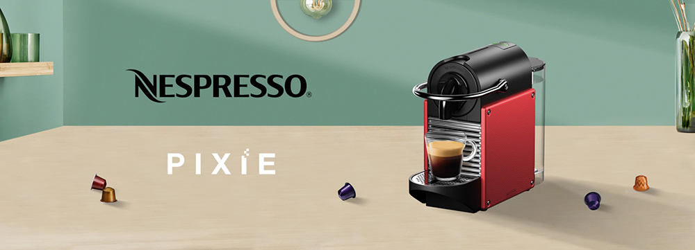 Espresso machine, 1260W, Pixie, Silver color - Nespresso